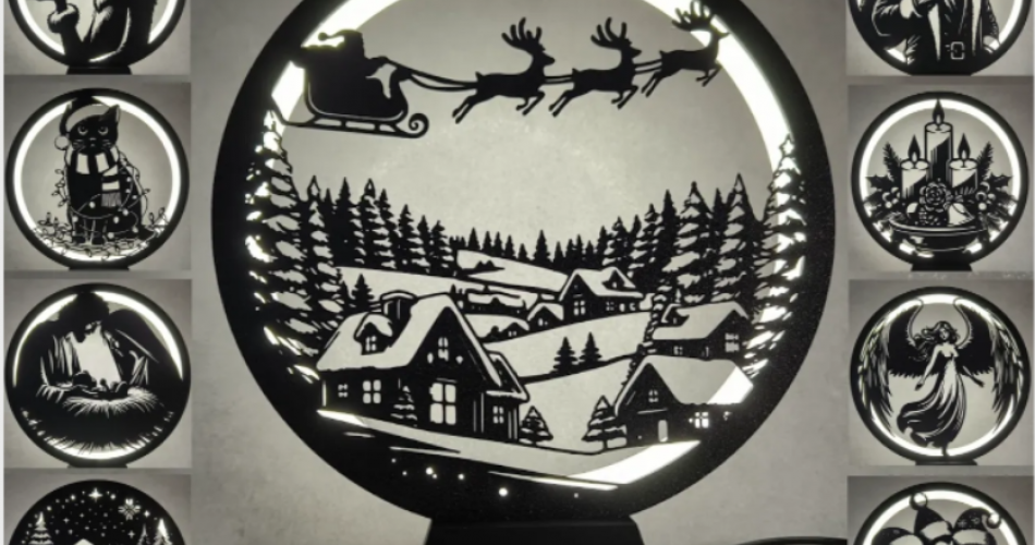 Bild zeigt die Weihnachtslampe