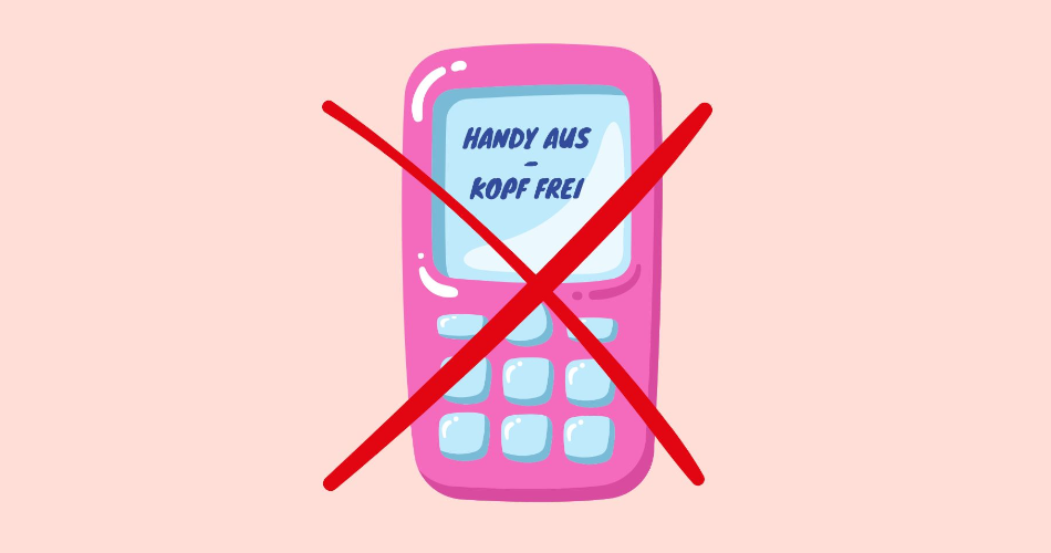 Handy aus - Kopf frei