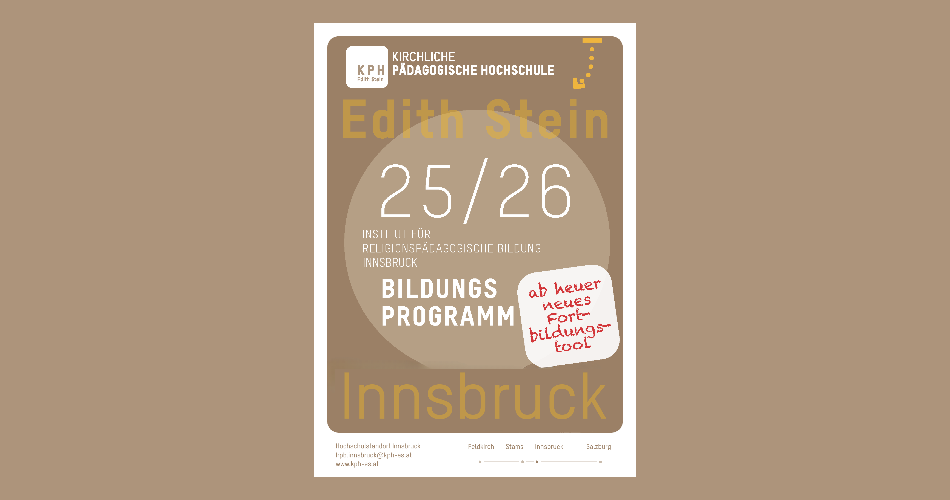 Deckblatt Bildungsprogramm 2025/26 KPH